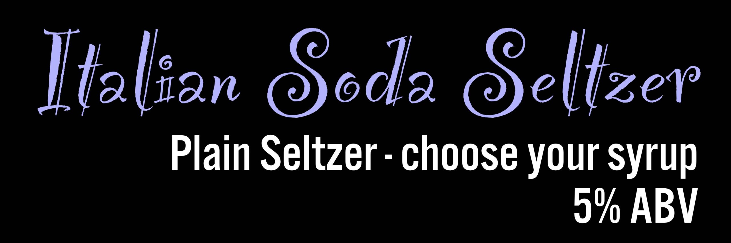 Fun purple letters